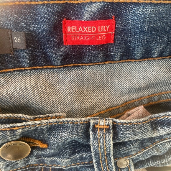 Level 99 women’s relaxed Lily straight leg denim jeans sz 26 preloved no flaws - Picture 10 of 11